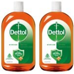 Dettol Antiseptic Liquid for First Aid, Surface Disinfection and Personal Hygiene, 1000ml (Pack of 2) - Fast Shipping to USA & Canada