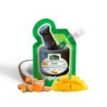 Indus Valley Bio Organic Kasturi Haldi & Coconut Malai Ubtan, Skin Brightening Paste with Besan & Mango Butter for Face & Body - Fast Shipping to USA & Canada