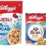 Kellogg's Muesli 0% Added Sugar, 500g & Kellogg?s All Bran Wheat Flakes 440g - Fast Shipping to USA & Canada
