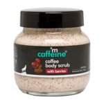 mCaffeine Berries & Coffee Body Scrub for Tan Removal | Creamy Body Scrub for Dry Skin | Exfoliating Scrub for Body for both Women and Men - 200gm - Fast Shipping to USA & Canada