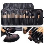 HUDA GIRL BEAUTY PROFESSIONAL 24 Pcs Makeup Brush Set for Foundation, Face Powder, Blush Blending Brushes, Cruelty-Free Synthetic Fiber Bristles with Leather Case (Handle May Vary) - Fast Shipping to USA & Canada