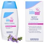 SebaMed Baby Wash Extra Soft, 200ml & Baby Lotion, 100ml Combo - Fast Shipping to USA & Canada