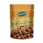 Happilo Premium Golden Barhi Dates 500 g | 100% Naturally Dried | No Preservatives | Fresh & Soft Dates with Natural Sweetness | Gluten Free | Non GMO | Gourmet | Super Jumbo Khajoor | Fat Free Snack - Fast Shipping to USA & Canada