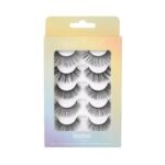 Swiss Beauty Cruelty-Free 3D Eyelashes - Pack of 10 False Eyelashes | Volumising Eye Lashes | Lengthening Eye Lashes | Lightweight Eyelashes | Shade - Black 01, Set of 5 - Fast Shipping to USA & Canada