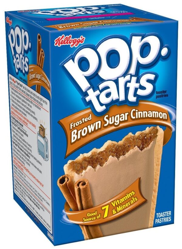 Kellogg's Pop Tarts - Frosted - Brown Sugar & Cinnamon, 8 Counts 397g - Fast Shipping to USA & Canada