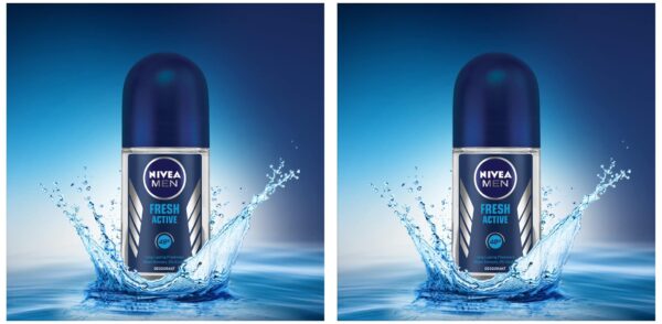 Nivea Fresh Active Deodorant Roll On For Men, 50ml (Pack of 2) - Fast Shipping to USA & Canada