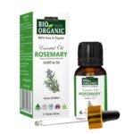 Indus Valley 100% Pure Natural & Organic, Undiluted Rosemary Essential Oil with Glass Dropper for Skin, Hair Care -15ml - Fast Shipping to USA & Canada