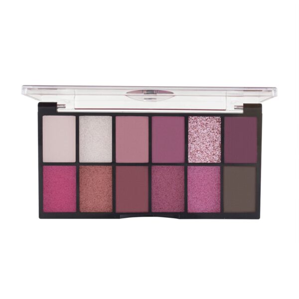 MARS 12 Shades Dance of Joy Eyeshadow Palette | Highly Pigmented and Blendable | Multicolor | Matte and Shimmer Finish 01-Multicolor (13.2g) (Shade-01)