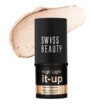 Swiss Beauty High Light It-Up Highlighter | With Vitamin E & Jojoba Complex | Instant Radiant Glow | Long-Lasting | Creamy & Blendable | Twist-Up Format | Shade- Golden Hour, 8g - Fast Shipping to USA & Canada