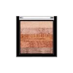 Swiss Beauty Brick Highlighter | Highly-Pigmented Powder Highlighter + Bronzer With Easy-To-Blend Formula | Shade- 1, 7G | - Fast Shipping to USA & Canada