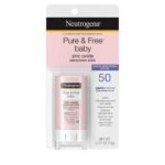 Neutrogena Pure & Free Baby Mineral Sunscreen Stick with Broad Spectrum SPF 50 & Zinc Oxide, Water-Resistant, Hypoallergenic, Paraben-, Dye- & PABA-Free Baby Face & Body Sunscreen, 0.47 oz" ) - Fast Shipping to USA & Canada