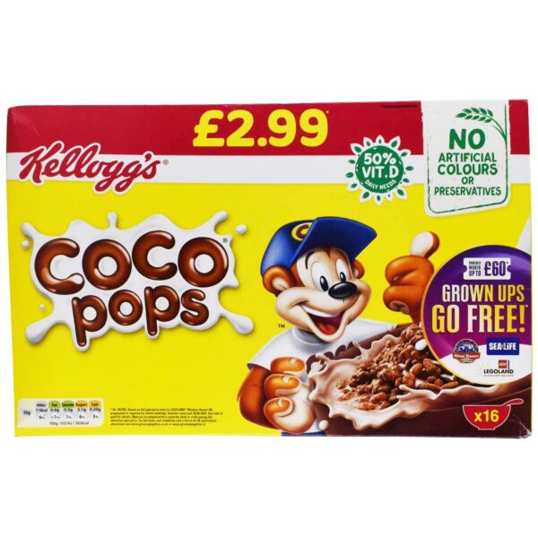 Kellogg's Coco Pops, 480 g - Fast Shipping to USA & Canada