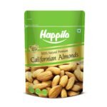Happilo 100% Natural Premium California Dried Almonds 500g Pack Pouch | Premium Badam Giri | High in Fiber & Boost Immunity | Real Nuts | Gluten Free - Fast Shipping to USA & Canada