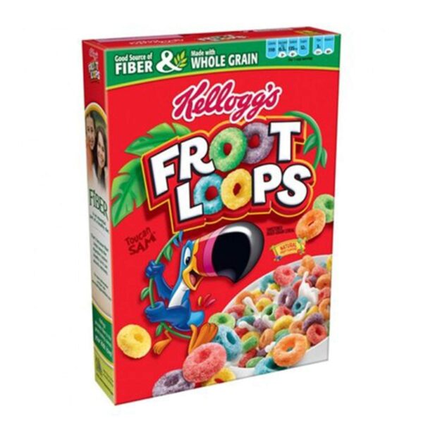 Kellogg's Cereal Froot Loops, 340g - Fast Shipping to USA & Canada