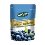 Happilo Premium Dried Californian Blueberries 150 g (Pack of 1) | Rich in Calcium and Vitamin K | Non-GMO & No Preservatives | Ideal For Snacking - Fast Shipping to USA & Canada