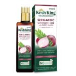 Kesh King Organic Onion Oil with Curry Leaves | Hair Fall Control Oil | Hair Oil for Hair Growth | Hair Oil Applicator for Scalp | Reduces Hair Fall Up to 98% | 200ml - Fast Shipping to USA & Canada