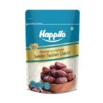 Happilo Safawi Jumbo Dates 200g, Rich in Iron, Antixidants, Fiber and Vitamin, Chewy Texture, Natural Sweetness, No added Preservatives - Fast Shipping to USA & Canada