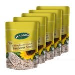 Happilo Premium Roasted & Salted Sunflower seeds (No shells) 250g (Pack of 5), (8906081123589_Grocery) - Fast Shipping to USA & Canada
