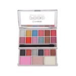 MARS Poco Face Makeup and eyeshadow Palette with Slider Case | Free Applicator | Long Wearing | Highly Pigmented and Easy to Blend | 21 Shades (20g) (01-Multicolor) - Fast Shipping to USA & Canada