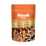 Happilo Premium International 200g Dried Nuts and Berries Mix | Premium Nuts and Dried Fruits | High Antioxidants - Fast Shipping to USA & Canada