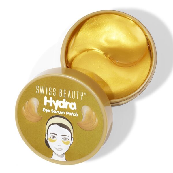 Swiss Beauty Hydra Anti Wrinkle Eye Serum Patch| Treats Dark Circles, Fine Lines And Wrinkles | Enriched With Collagen And Aloe Vera Extract | Shade -Gold, 60 Pcs - Fast Shipping to USA & Canada