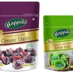 Happilo Premium International Dried Kiwi 200g & Happilo Premium International Omani Dates 250g - Fast Shipping to USA & Canada
