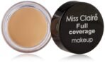 Miss Claire Cream Miss Claire Full Coverage Makeup + Concealer #4, Beige, 6 grams Natural finish Beige 6 g - Fast Shipping to USA & Canada