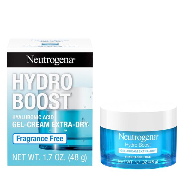 Neutrogena Hydro Boost Hyaluronic Acid Hydrating Gel-Cream Face Moisturizer to Hydrate & Smooth Extra-Dry Skin, Oil-Free, Fragrance-Free, Non-Comedogenic & Dye-Free Face Lotion, 1.7 oz - Fast Shipping to USA & Canada