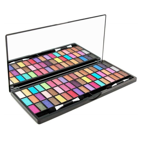 HUDA GIRL 51 Color Eyeshadow Palette with Brush, Matte & Shimmery Finish, Professional Makeup Kit for Women, Lightweight & Blendable, Includes Mirror, 2 Brushes & Glitter Eyeshadow - Fast Shipping to USA & Canada