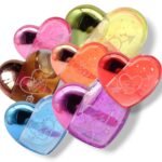 Huda Girl Beauty Hydrating Cute Sequin Heart Shape Lipgloss Oil Color Change Moisturizing Kids Girls LipOil Moisturizing Lips Care For Tint Dry And Chapped Lips - Set Of 4 - Fast Shipping to USA & Canada