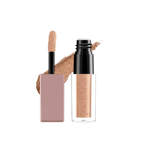 Swiss Beauty Metallic Liquid Eyeshadow | Highly Pigmented Eyeshadow With Radiant Shimmer Finish | Non-Transfer, Insta Dry, Long Wearing Eyeshadow|Shade-03, 3 Ml | - Fast Shipping to USA & Canada