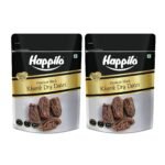 Happilo Premium Black Kharik Dry Dates Chuhara 500g Pack of 2 - Fast Shipping to USA & Canada