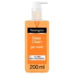 Neutrogena Deep Clean Gel wash with Pump 200ml-Imported, (3935800) - Fast Shipping to USA & Canada