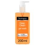 Neutrogena Deep Clean Gel wash with Pump 200ml-Imported, (3935800) - Fast Shipping to USA & Canada