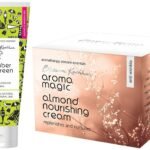 Aroma Magic Almond Nourishing Cream, 50gm And Aroma Magic Cucumber Sun Screen Lotion, SPF 30, 50ml - Fast Shipping to USA & Canada