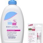 SebaMed Baby Body Lotion, For All Skin Types, 400 ml & SPF 30 Lip Defense Stick, 4.8g - Fast Shipping to USA & Canada
