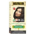 INDUS VALLEY 100% Botanical Dark Brown hair Color Dermatologist Recommended, Safe for Pregnent & Lactating Mother (120g) - Fast Shipping to USA & Canada