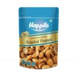 Happilo Premium Roasted Peanuts 160g, Rich in Protein, Fiber, and Essential Nutrients, Wholesome Snack, Rich Flavor - Fast Shipping to USA & Canada