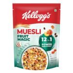 Kellogg's Muesli Fruit Magic 500G | 12-In-1 Power Breakfast | India'S No 1 Muesli | Multigrain Breakfast Cereal - Fast Shipping to USA & Canada