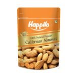 Happilo Natural Popular Californian Almonds 200g, Rich in Nutrients, Versatile Snack, High in Protein and Fiber - Fast Shipping to USA & Canada