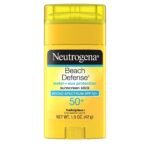 Neutrogena Beach Defense Sunscreen Stick Broad Spectrum SPF 50+, 42g (Pack of 1) - Fast Shipping to USA & Canada