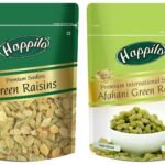 Happilo Premium Seedless Afghani Green Raisins 200g & Happilo??Premium Seedless Green Raisins, 250g - Fast Shipping to USA & Canada