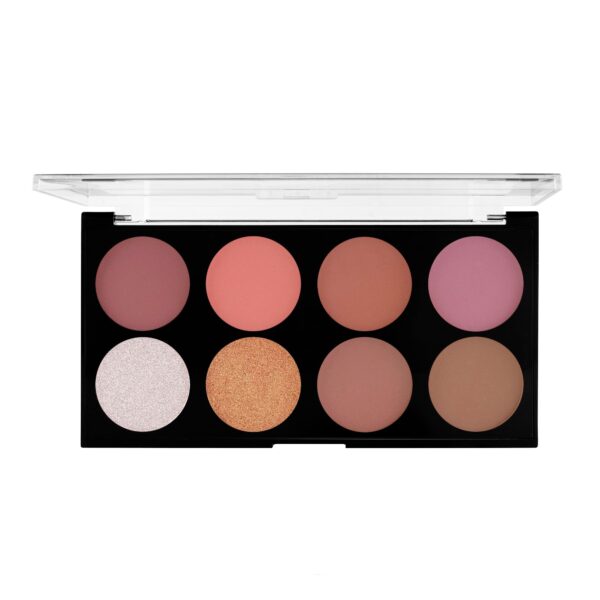 MARS Fantasy Face Palette for Makeup with Blushes, Shimmer Highlighters and Bronzer| Highly Pigmented & Long Lasting | ALL-IN-1 Face Makeup Kit (20g) (Shade-03) - Fast Shipping to USA & Canada