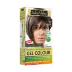INDUS VALLEY Damage Free Natural Gel Hair Colour for Women | Ammonia & PPD Free Organic Hair Colour with 100% Grey Coverage, Long Lasting Hair Color Trial Pack (Medium Brown, 65 ml) - Fast Shipping to USA & Canada