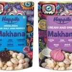 Happilo Premium Super Snack Makhana Cream & Onion 60g & Happilo Premium Super Snack Makhana Himalayan Salt & Pepper 60g - Fast Shipping to USA & Canada