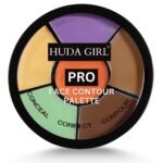 HUDA GIRL 3 in 1 Makeup Palette Brights Concealer for Dark Circles, Blush and Highlighter Palette, Oil Control Pro Concealer for Face Makeup, Conceal Correct & Contour for All Skin Types - Fast Shipping to USA & Canada