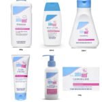 Sebamed Infant Baby Combo of 6 (Talc 200gm, Lotion100ml, Shampoo150ml, Rash Cream100gm, Massage Oil150ml, Soap100gm) (White) - Fast Shipping to USA & Canada