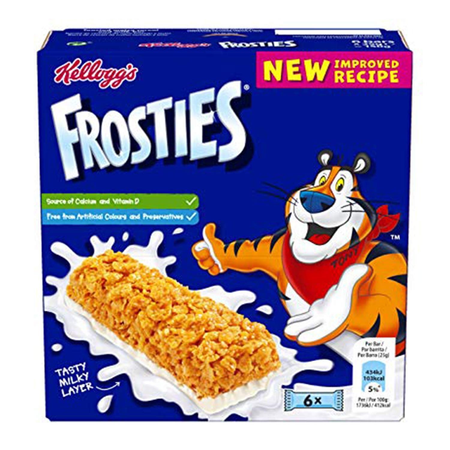 71whXjTMAL.jpg Kellogg's Frosties Bar Pouch, 150 g - Fast Shipping to USA & Canada - Image 1