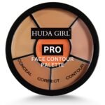 HUDA GIRL 3 in 1 Makeup Palette Warms Concealer for Dark Circles, Blush and Highlighter Palette, Oil Control Pro Concealer for Face Makeup, Conceal Correct & Contour for All Skin Types - Fast Shipping to USA & Canada