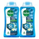 Dettol Body Wash and Shower Gel for Women and Men, Cool (Pack of 2 - 250ml each) | Soap-Free Bodywash | 12h Complete Odour Protection - Fast Shipping to USA & Canada